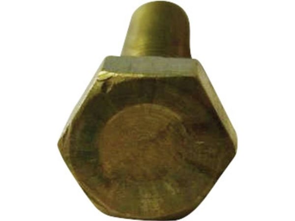 TOOLCRAFT 216291 sekskantskrue M2 10 mm utvendig sekskant DIN 933 messing 10 stk