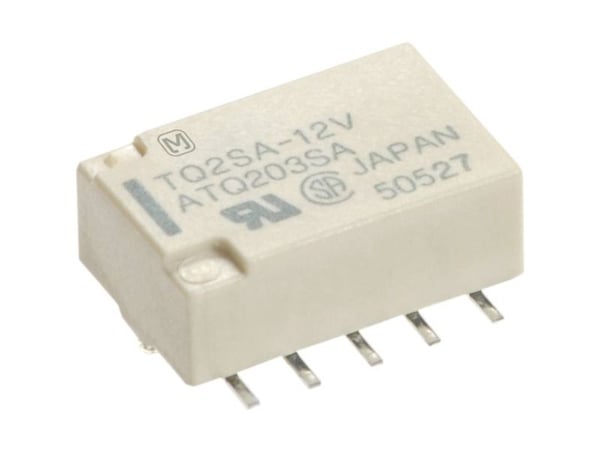 Panasonic TQ2SA5 SMD-rele 5 V/DC 2 A 2 x kytkin 1 kpl