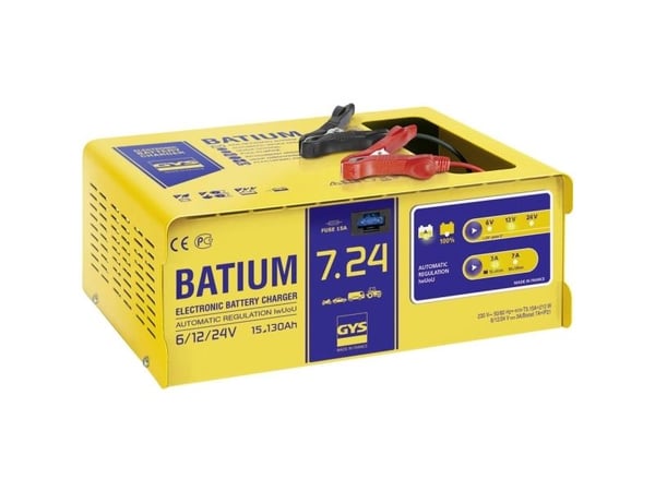 GYS batterilader BATIUM 7-24 6/12/24V 11/3-7A 15-130Ah 210W 230V (024502)