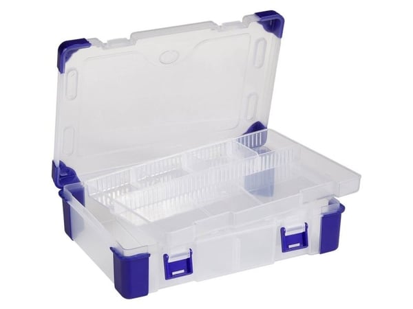 VISO Viso Viso sortimentslåda (L x B x H) 230 x 160 x 60 mm Antal fack: 9 Variabel indelning 1 st