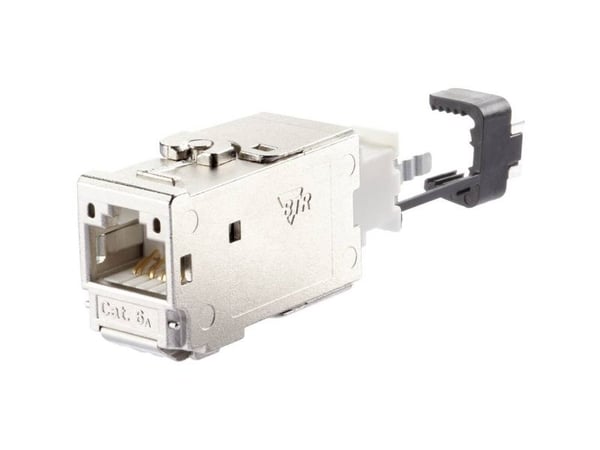 METZ CONNECT 130B11-E, RJ-45, Rustfritt stål, Zink, Cat6a, Gull, CE, UL