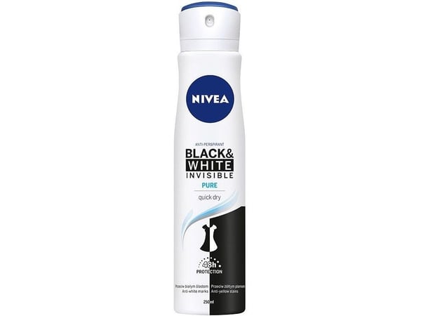 NIVEA DEO 250 ml Women's INVISIBLE PURE& spray