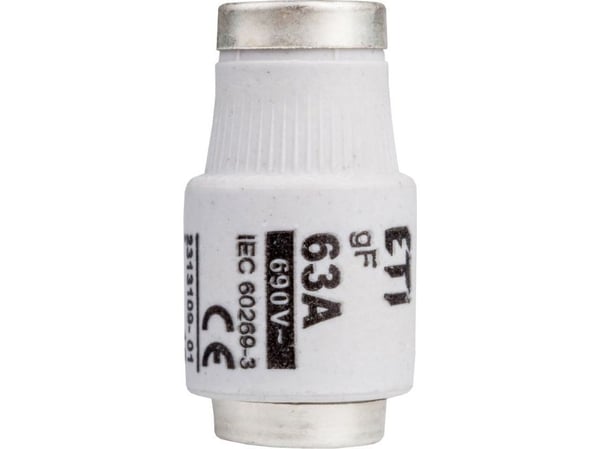 Eti-Polam Säkringslänk 63A DIII gF/BiWts 690V E33 002313109