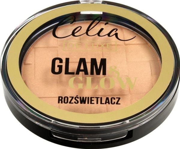 Celia De Luxe Highlighter Glam & Glow nr 106 gold 9 g