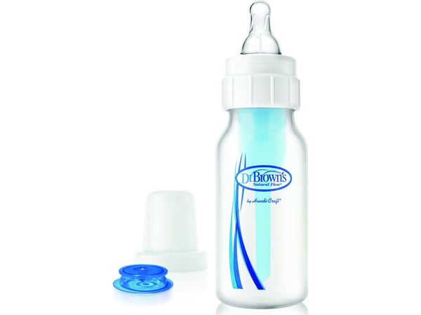 Dr. Browns SB417-MED erikoistuttipullo 120 ml huuli- tai suulakihalkiota varten