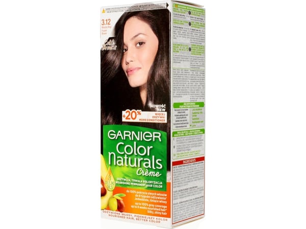 Garnier Color Naturals Color Cream nr. 3.12 Frosty Brown, 1 stk