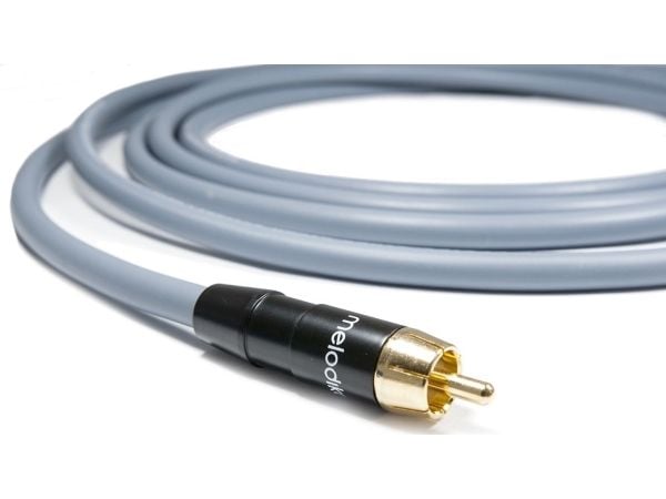 Melodika RCA (Cinch)-kabel 17 m grå