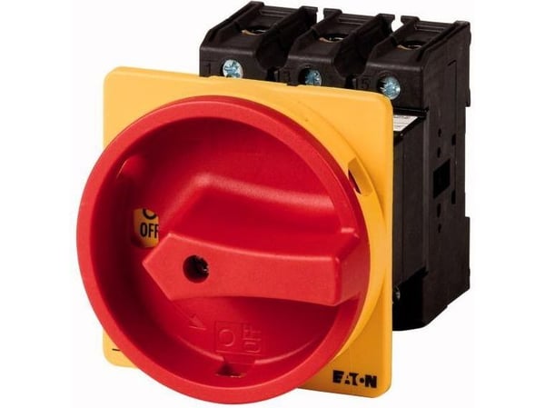 Eaton P1-25/EA/SVB/N/HI11, Vipukytkin, 4P, Langallinen, Musta, Punainen, Keltainen, IP65, UL 60947-4-1; CSA - C22.2 No. 60947-4-1-14; CSA-C22.2 No....