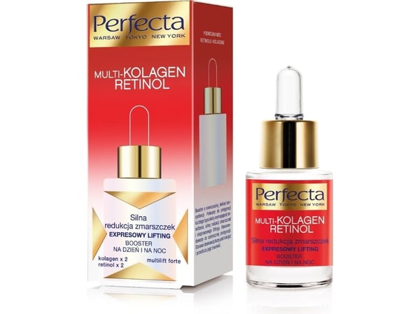 Perfecta Multi-Collagen Retinol Booster ansiktsserum som reduserer rynker 15ml