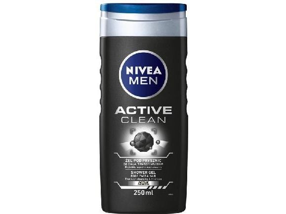 Nivea Żel pod prysznic Active Clean men 250ml - 0184045