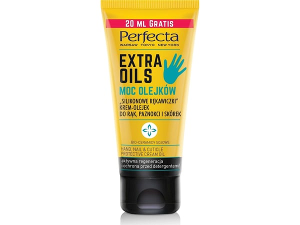 Perfecta Body Extra Oils silikonhansker cream-oil for hender, negler og neglebånd 80 ml