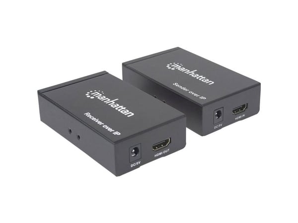 Manhattan 207959, AV-sender og -mottaker, 180 m, Koblet med ledninger (ikke trådløs), HDCP