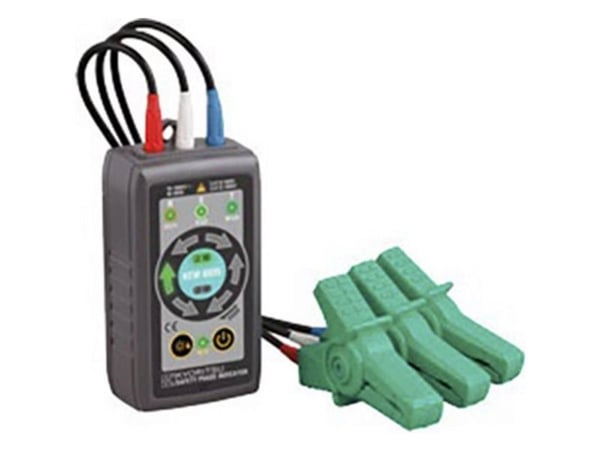 Kyoritsu KEW-8035 fase- og dreiefelt-tester CAT III 1000 V, CAT IV 600 V LCD