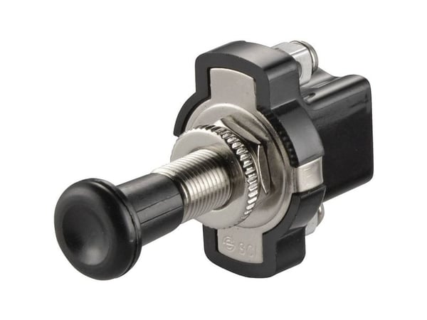 TRU COMPONENTS 1587796 biltrekkbryter TC-A3-5BC-SC 12 V/DC 10 A 1 x Av/På klikk (1 stk.)
