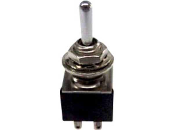 TRU COMPONENTS TC-TA202A1 Keinukytkin 250 V/AC 3 A 2 x On/On Naksahtava 1 kpl