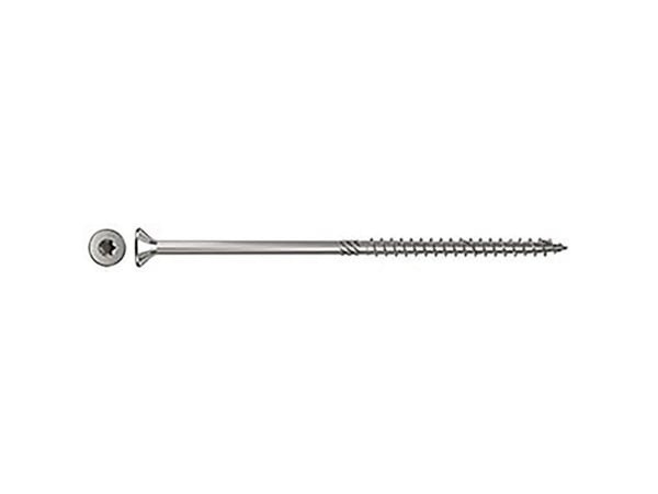 Fischer 657404, Skru, Rustfritt stål, Tre, Delgjenge, Forsenket hode, Torx