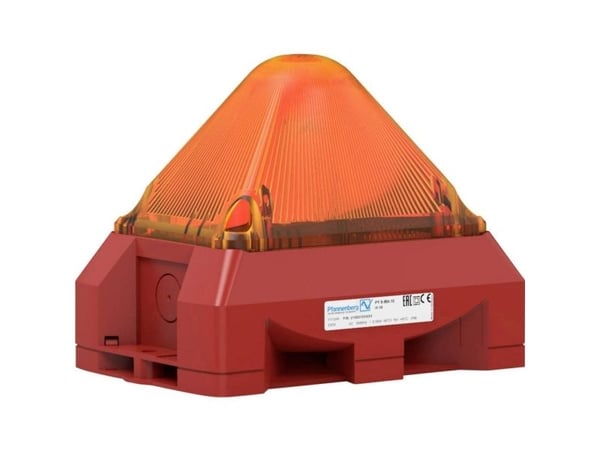 Pfannenberg Optisk-akustik signalgiver PY X-MA-10 10-57VDC AM RAL3000 Oranssi 24 V/DC 100 dB 100 dB