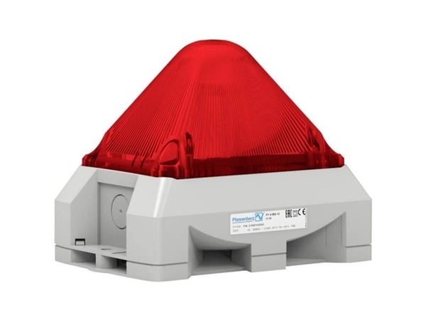 Pfannenberg Optisk-akustik signalgiver PY X-MA-10 10-57VDC RD RAL7035 Rød 24 V/DC 100 dB