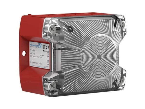Pfannenberg-salamavalaisin PY X-S-05 24 DC CL 21510801000 Kirkas Kirkas 24 V/DC