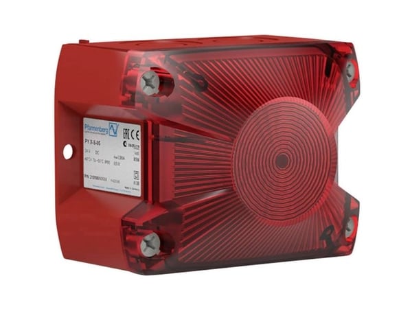 Pfannenberg Blitzlampe PY X-S-05 24 DC RD 21510805000 Rød Rød Rød 24 V/DC