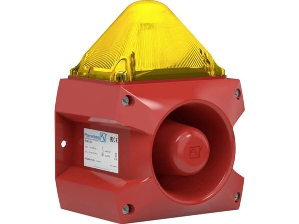 Pfannenberg Optis-akustinen signaaligeneraattori PA X 5-05 24 DC YE Keltainen 24 V/DC 105 dB