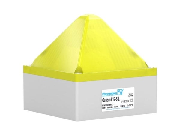 Pfannenberg taskulamppu QUADRO F12-SIL 24 DC YE 21041803601 Keltainen 24 V/DC