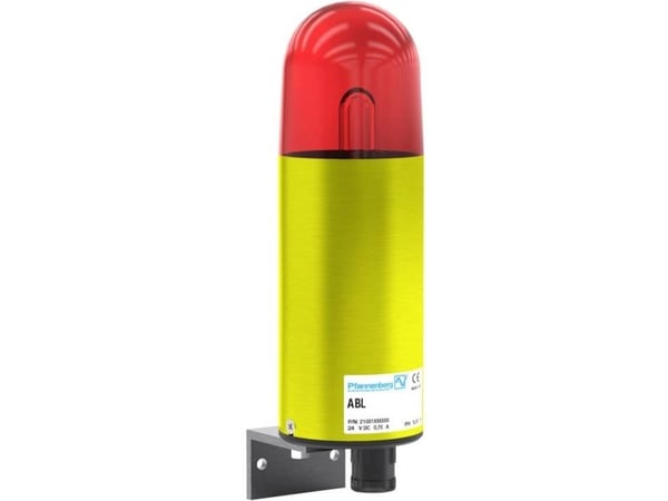 Pfannenberg Blitzlampe ABS 24 DC RD 21001805000 Rød Rød Rød 24 V/DC