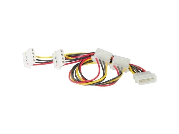 ROLINE 11.03.1003, 0,45 m, Molex (4-pin), Hankjønn, Hunkjønn, 90°, Svart, Rød, Hvit, Gult