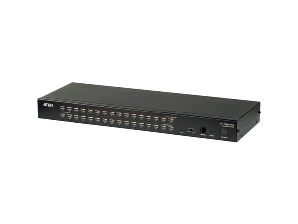 ATEN KH1532A, 1920 x 1200 piksler, Full HD, Rack-montering, 4,8 W, Sort