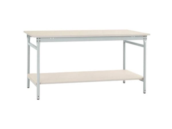 Manuflex BB5201.7035 arbeidsbord gråhvit (RAL 7035)