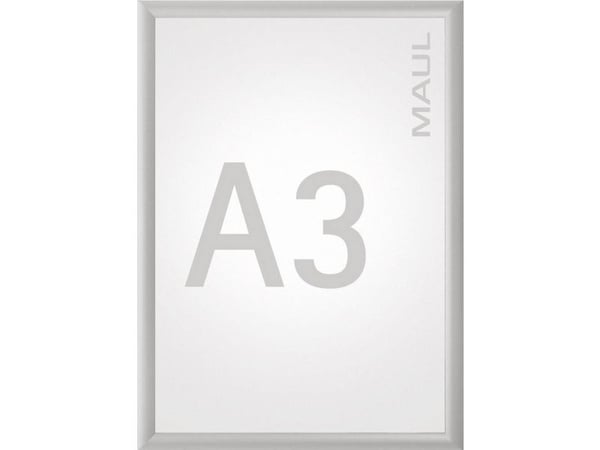 MAUL 6604308, Enkel bilderamme, Aluminium, Sølv, 280 x 400 cm, Rektangulær, 450 mm