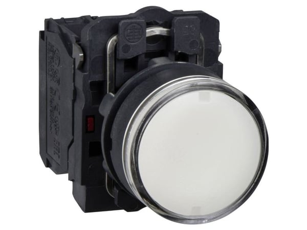 Schneider Electric XB5, Valkoinen, 24 V, 50 - 60 Hz, 10 A, 30 mm, 57 mm