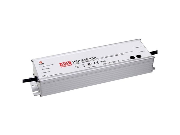 MEAN WELL HEP-240-24A, 90 - 305 V, 240 W, 24 V, 10 A, RoHS, 68 mm