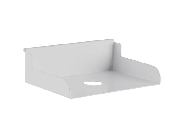 LogiLink EO0019-7, Sporveggfilholder, Hvit, Stål, 3 kg, 120 mm, 180 mm