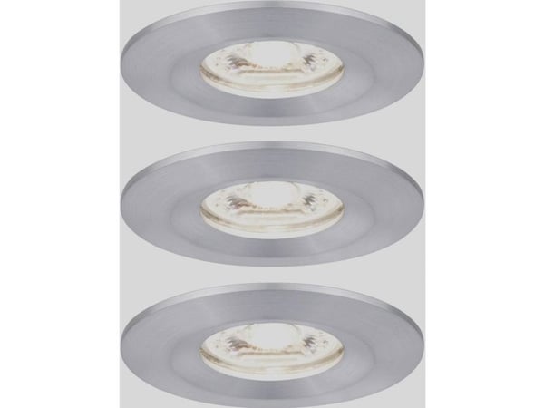 Paulmann 94305 EBL Nova mini LED innfellingslys sett med 3 stk. (RGB) 4 W Aluminium