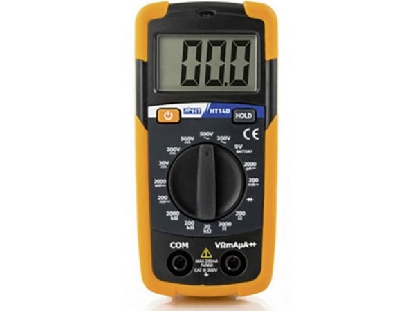 HT Instruments HT14D digital håndmultimeter CAT II 600 V, CAT III 300 V (tall): 2000 (1010160)