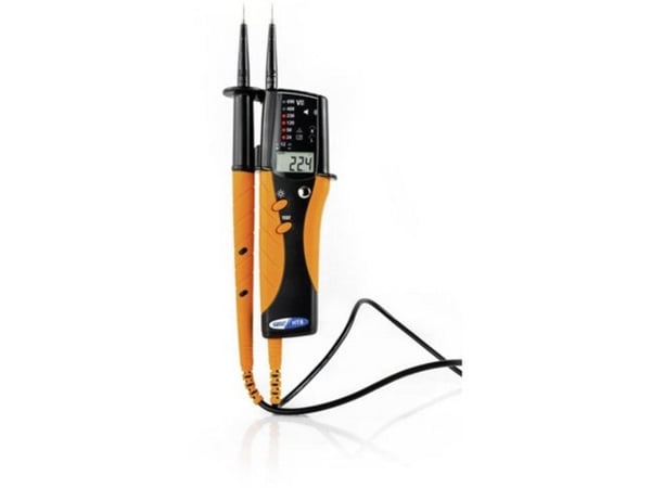 HT Instruments HT8 tvåpolig spänningsprovare CAT III 690 V, CAT IV 600 V, akustisk, stapeldiagram, LCD, LED