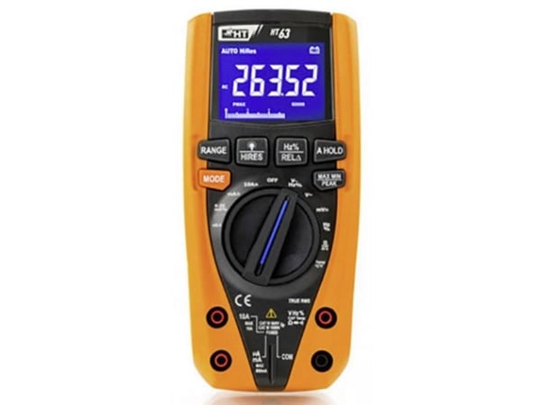 HT Instruments HT63 digital håndmultimeter CAT III 1000 V, CAT IV 600 V (målinger): 6000 (1010330)