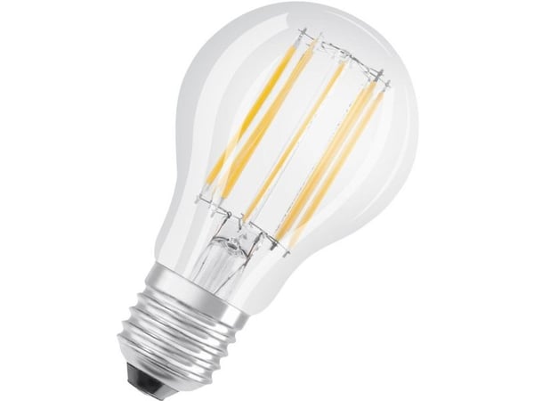 OSRAM LED STAR - LED-filamentlyspære - klar finish - E27 - 11 W (ekvivalent 100 W) - klasse D - kjølig dagslys - 6500 K