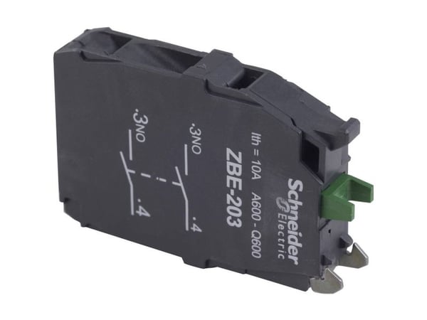 Schneider Electric ZBE203, Svart, -40 - 70 ° C