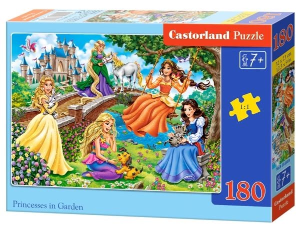 Castorland Puzzle 180 Prinsessat puutarhassa