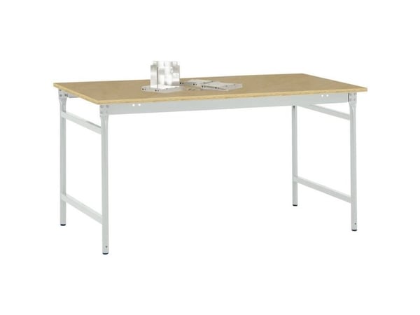 Manuflex BB3025.7035 Arbejdsbord Gråhvid (RAL 7035)