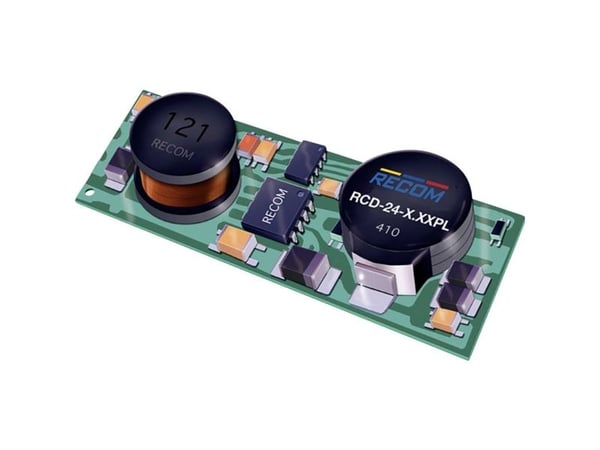 RECOM RCD-24-0.35/PL/A LED-driver 0–350 mA, 2–35 V/DC, justerbar