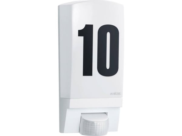 STEINEL ST 650513, Väggbelysning för utomhusbruk, Vit, Plast, IP44, Entré, II