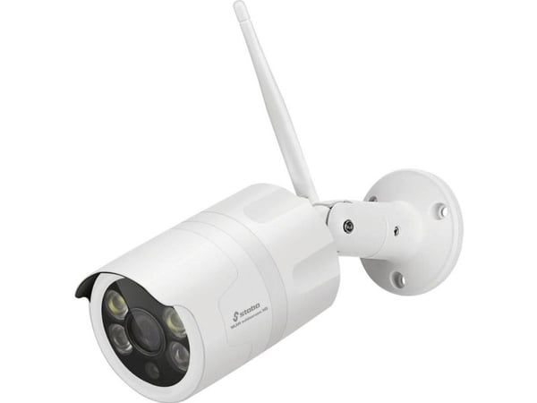 Stabo WLAN outdoorcam HD 110, IP-sikkerhetskamera, Utendørs, Ledning & Trådløs, 20 m, Utvendig, Tak/Vegg