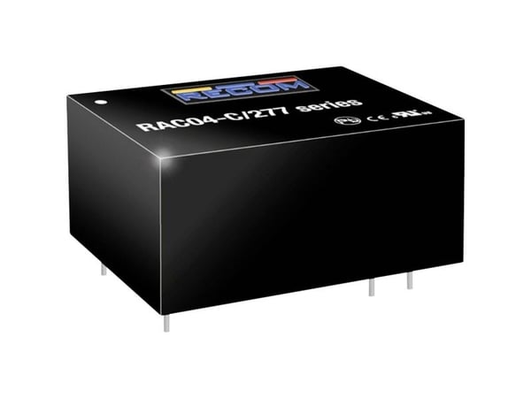 RECOM RAC04-24SC/277 AC/DC-printstrømforsyning 24 V 4 W