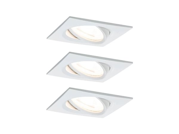 Paulmann 934.54, 3 ampuller, LED, 19,5 W, 460 lm, Hvit