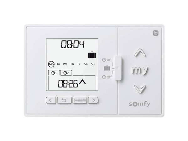 Somfy Chronis io, Vegg-montert, 1 kanaler, Hvit