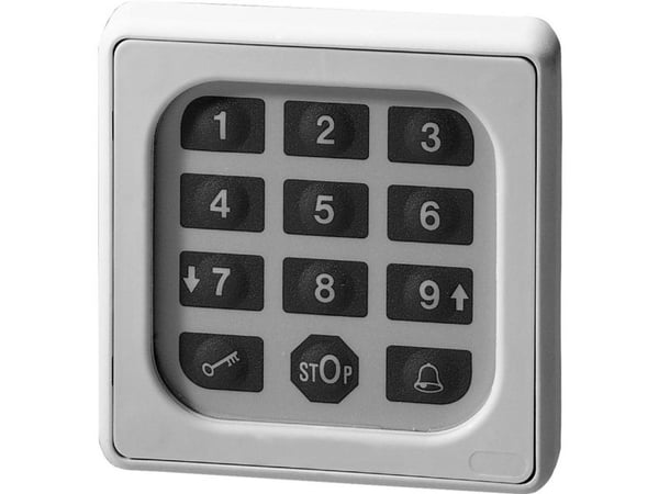 Somfy 9000028, Väggtryckknapp, Grå