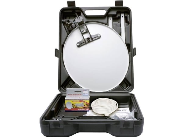 TELESTAR 35 Camping Set - Mobilt system för satellit-TV - DVB-S, DVB-S2 - offset dish: 35 cm